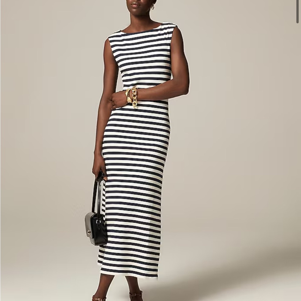 J. Crew Knit Boatneck Midi Dress